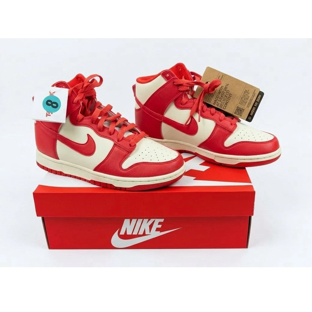 Preços baixos em Nike Dunk High Red/White | eBay