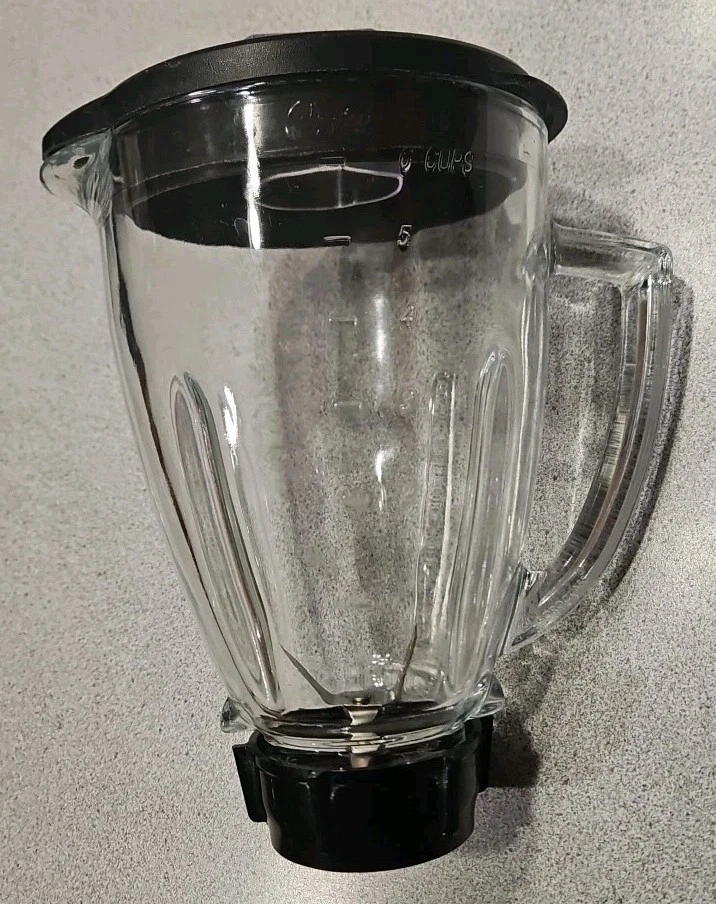 Oster Blender Pro 1200 Glass 6 Cup Replacement Blender Jar Lid Blade Cap 148381
