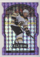 2020-21 Upper Deck Allure Purple Diamond 8/10 Brad Marchand #14 0b0r