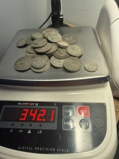 Pre 1947 British 50% silver coins from a coin collection 342 grams XRF Tested
