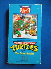 Teenage Mutant Ninja Turtles "The Great Boldini" Burger King Kids Club VHS Tape