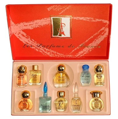 Charrier Parfums de France Miniature French Eau de Parfum Set Unisex 10x