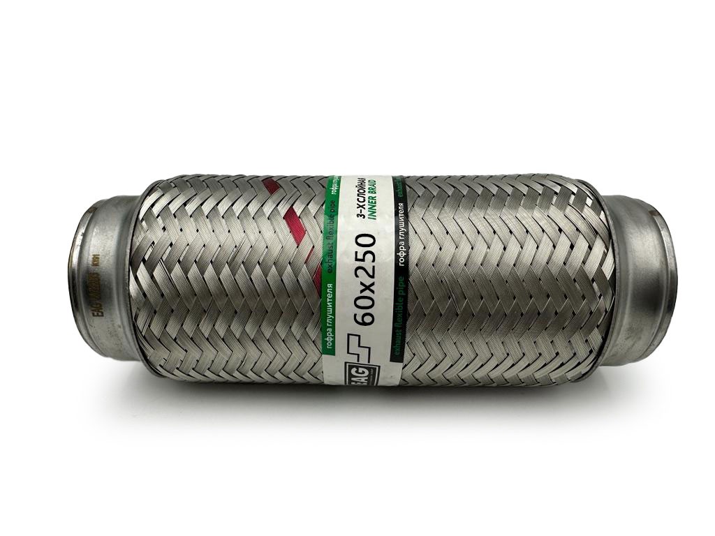 EAG Flexstück Flexrohr 60x250 mm Auspuffrohr - Tissu Intérieur & Extérieur