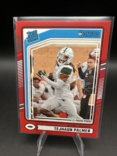 2024 Panini Donruss Rated Rookie Tejhaun Palmer  #384 (RC) Red Press Proof
