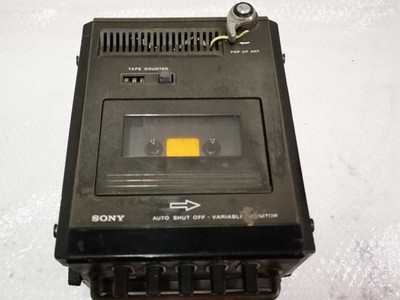 SONY FX-300 Jackal TV FM AM Radio Cassette Recorder Junk AS IS