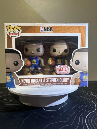 Funko Pop! NBA - Kevin Durant & Stephen Curry Asia Exclusive Vinyl Figures