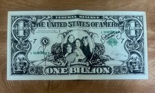 * ALICE COOPER BAND * replica dollar * ALBUM INSERT * BILLION DOLLAR BABIES *