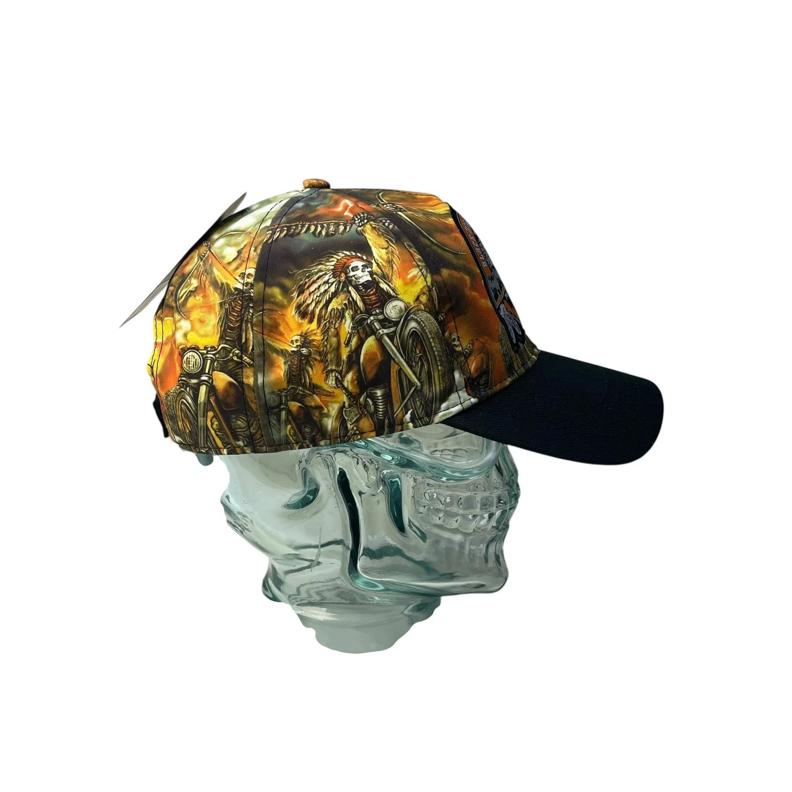 Black Hills Motor Classic 2016 Sturgis 76th Annual Strapback Hat AOP Cap NEW