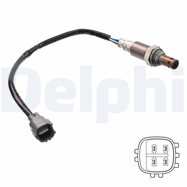 Delphi Lambdasonde Sensor Abgassteuerung ES21346-12B1 FüR Toyota Yaris VVT-image