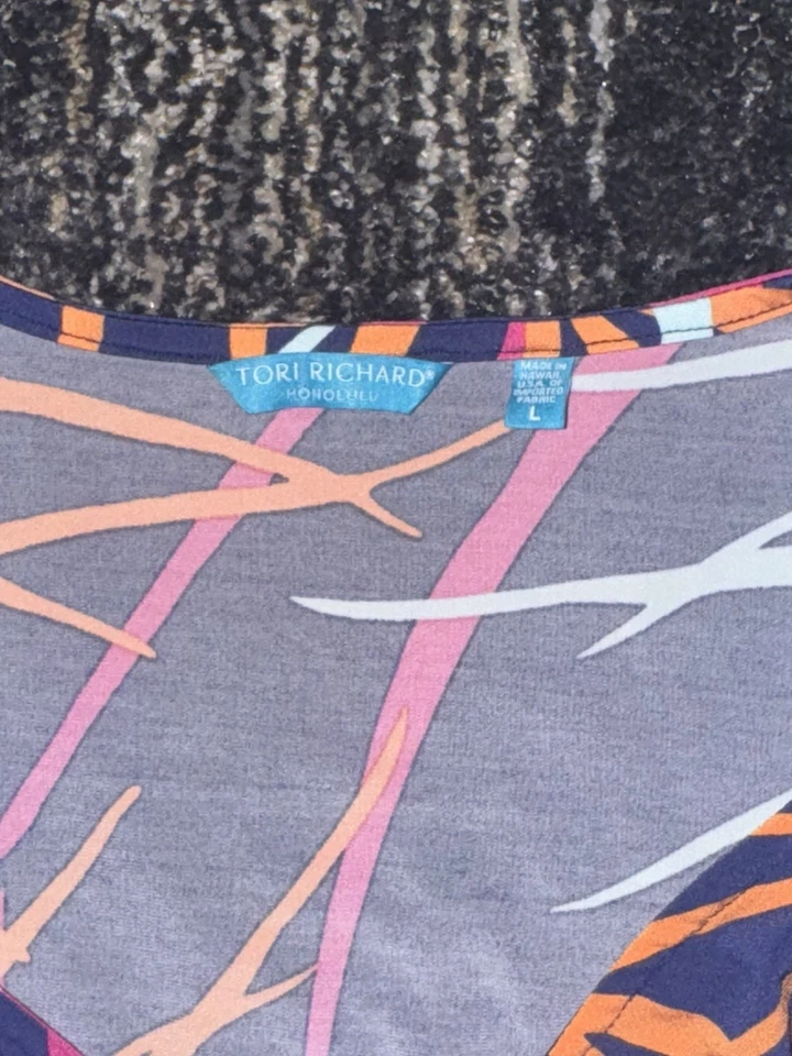 Tori Richard Honolulu Dress Size L - Image 3 of 4