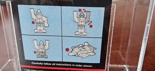 Vintage 1985 Tonka GoBot Wendys Odd Ball Robot Plane AFA 85 MINT - Picture 10 of 14