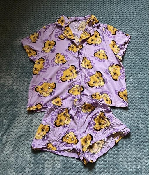 Women Disney Pajama Lilac Cotton 38 / M / 46