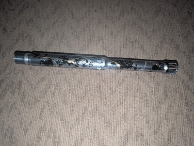 Smart Parts Venturi. Old School Barrel. Grey, Black and Gold Splash Autococker 