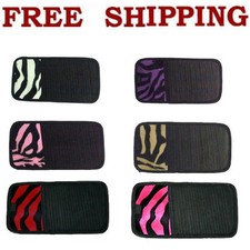 New Car Truck Safari Zebra Tiger Print CD DVD Sun Visor Holder Organizer