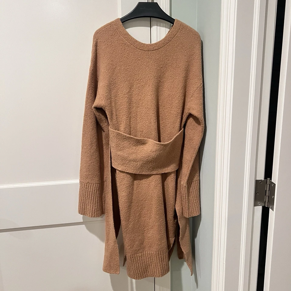 NUEVO CON ETIQUETAS 3.1 Philip Lim Vestido Cinturón Obi Manga Ancha Talla S Foto 2 de 4