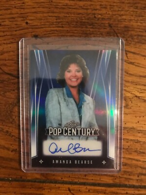 Amanda Bearse Autograph 2025 Leaf Pop Century Numbered 2/3 (15,946