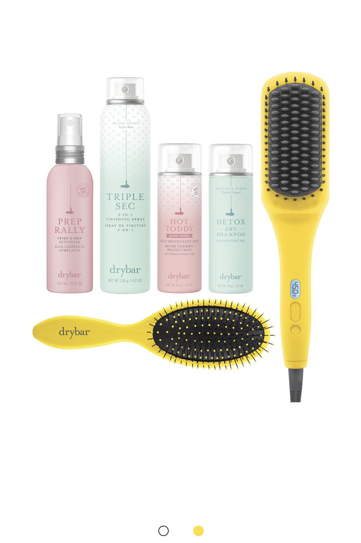 DRYBAR Smooth Crew, The Brush Crush Heated Straightening Kit 