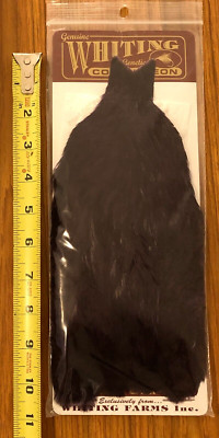 Whiting Coq De Leon Speckled / Mottled Purple Hen Cape, Neck, Fly Tying