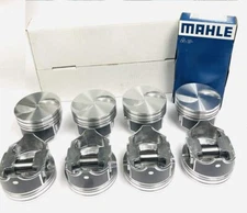 SILVOLITE Hypereutectic Flat Top Pistons Set/8+MOLY Rings for Ford BB 460 +.040