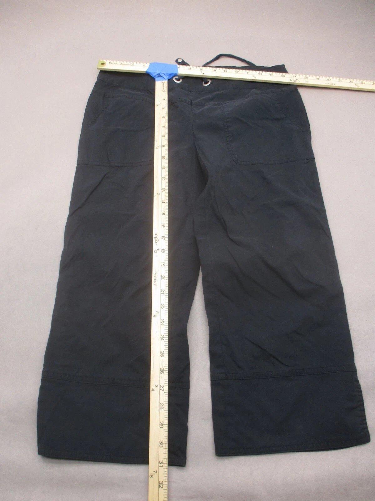 prana drawstring stretch pocket cropped outdoor pants