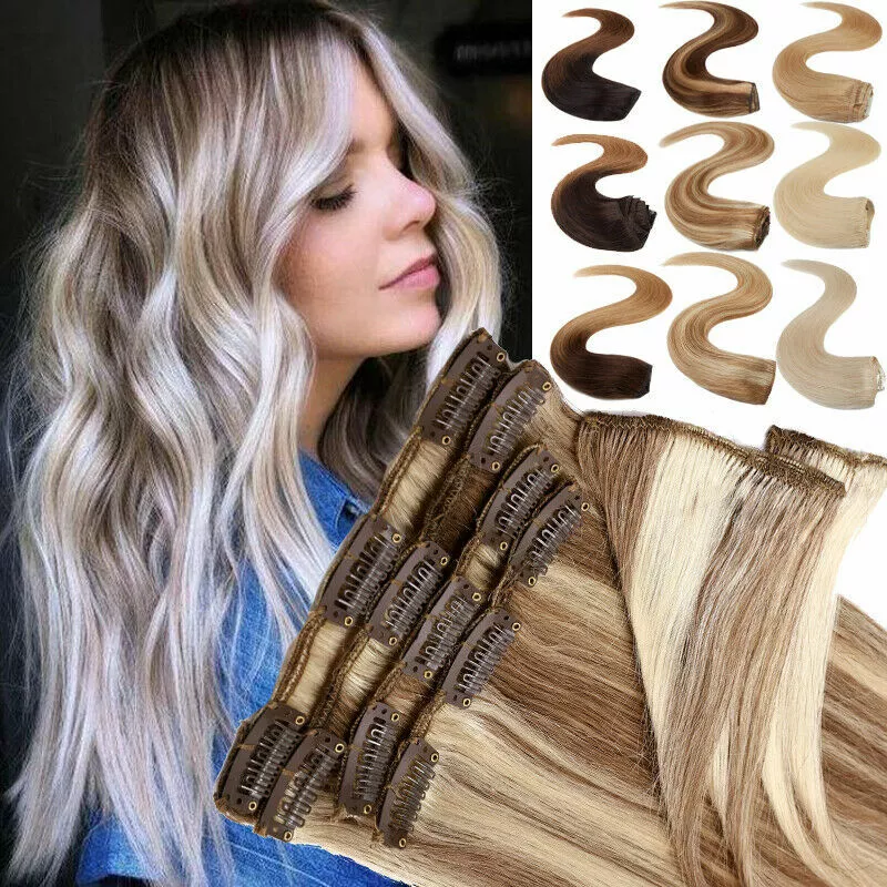 Human hair top extensions 120g