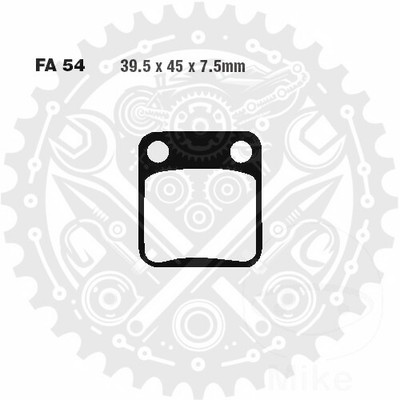 New EBC SFA Carbon Brake Pads Fits Daelim Otello/NS 125 DT