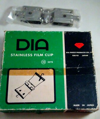 Jeu De Clips Développement Film 120/135 - 4 Clips + Coupe-films, DIA, Japon