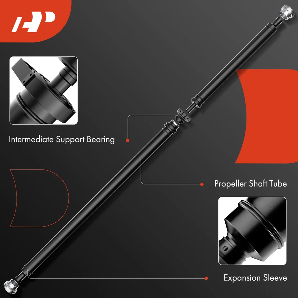 A-Premium Driveshaft Prop Shaft Assembly Rear for BMW 535i 1985-1988 635CSi 3.5L - Image 3 of 4