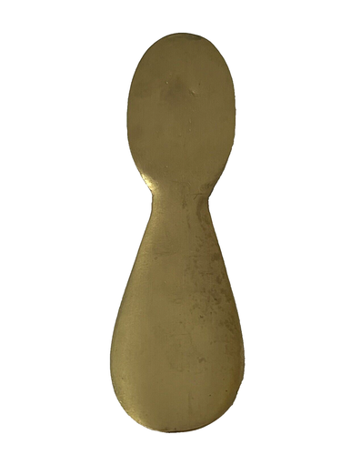 Vintage Brass Shoehorn Decorative Shoe Horn Decorative Handle MCM - Picture 4 of 5