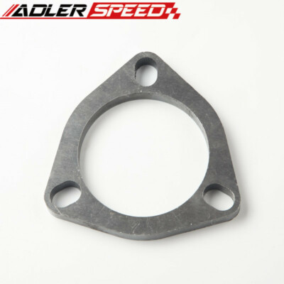 Mild Steel 3 Bolt 2.75'' Slotted Flange Exhaust Downpipe Catback Header 1/2'' 