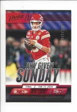 PATRICK MAHOMES 2024 PRESTIGE ANY GIVEN SUNDAY RED XTRA POINTS (241/399) CHIEFS