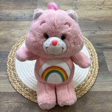 Care Bears Rainbow Bear Pink Plush 11" Stuffed Animal 2018