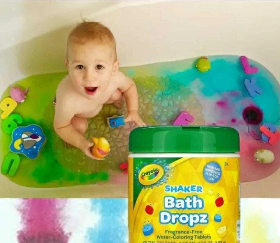 Crayola Bath Dropz, Color, Tablets - 60 tablets, 3.59 oz