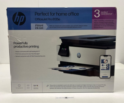 HP OfficeJet Pro 8135e A4 Farb-Multifunktions-Tintenstrahldrucker 40Q47B