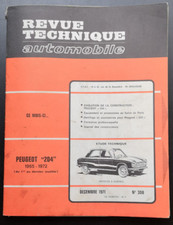 Revue technique Peugeot 204