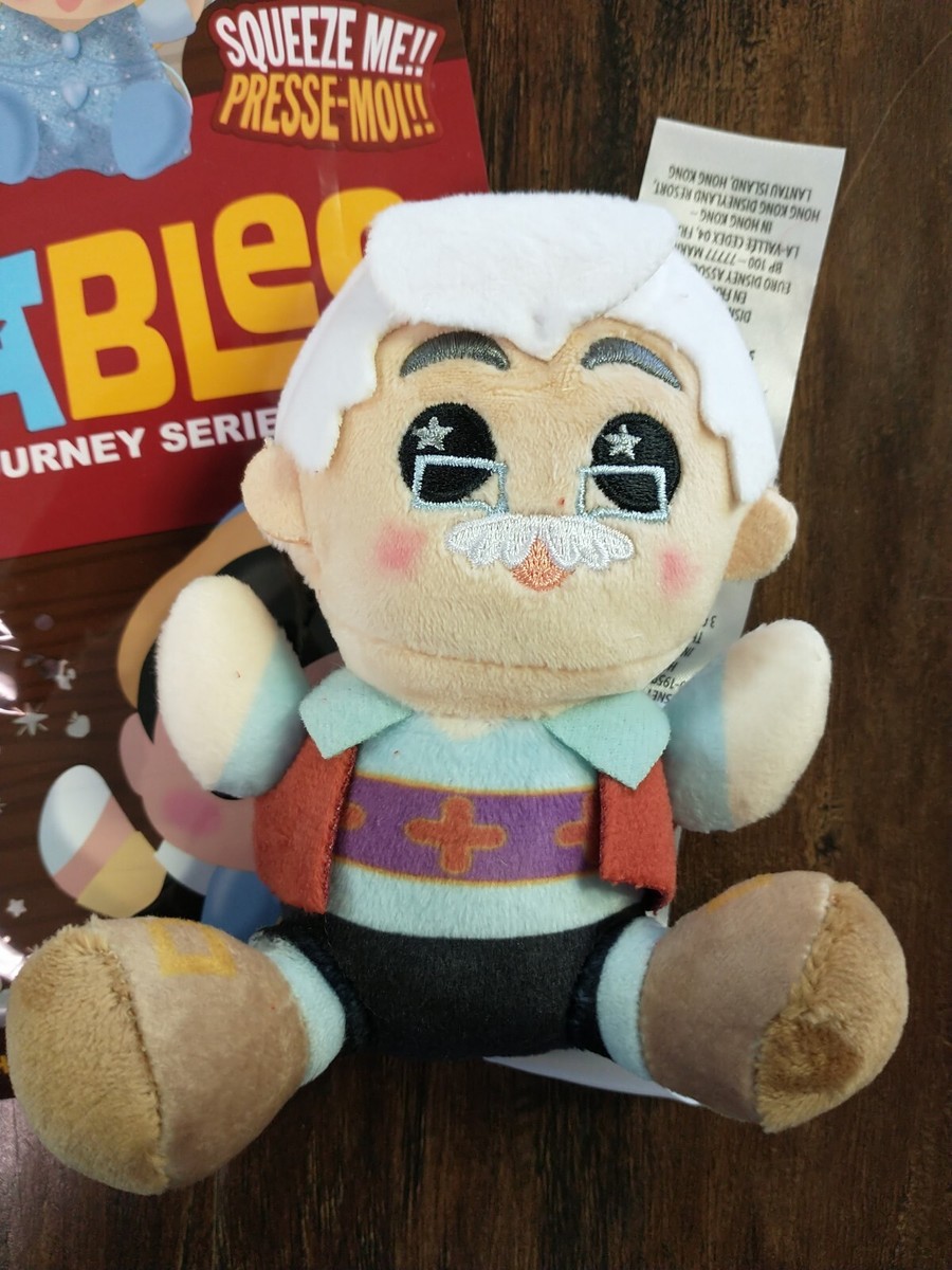 Disney Parks Geppetto Pinocchio's Daring Journey Wishables Plush