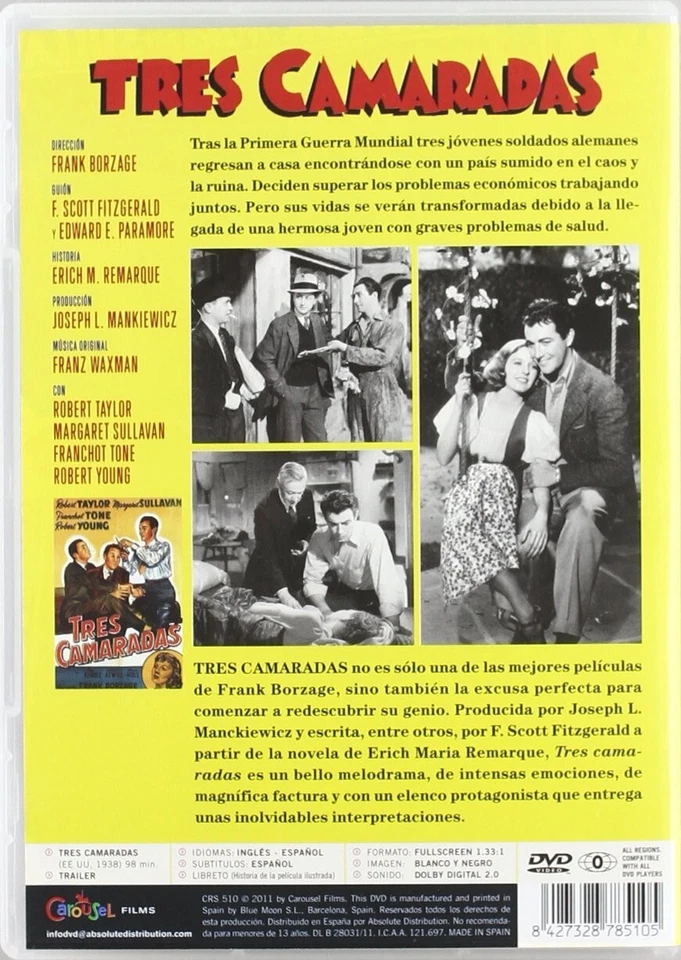 Tres Camaradas (Three Comrades) - Frank Borzage - Imagen 2 de 2