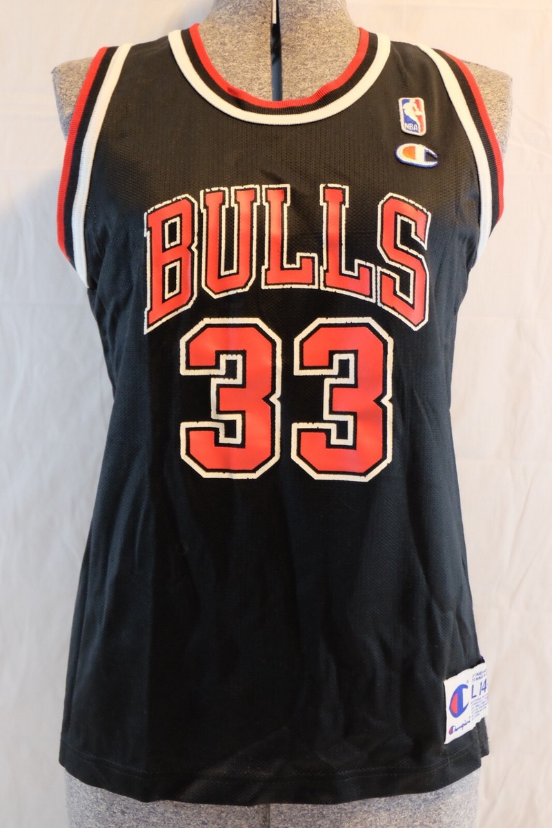 BULLS SCOTTIE PIPPEN 33 ジャージ L CHAMPION NBA 1990's Scottie Pippen # 33 Chicago Bulls Rare