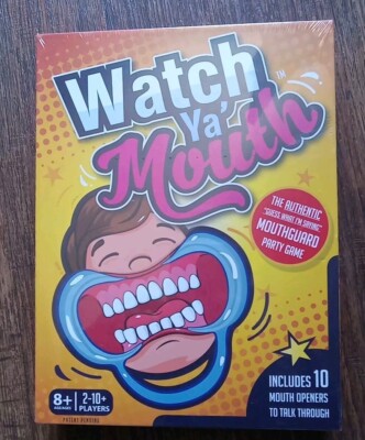 Watch Ya' Mouth The Authentic Hilarious Mouthguard Party Game New Sealed