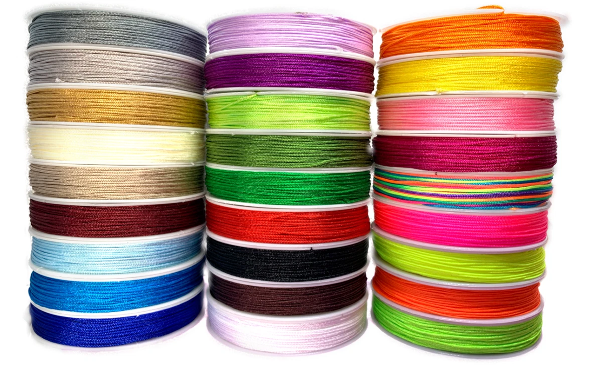 Nylon String for Bracelets 1.5mm Nylon Cord Macrame Cord for