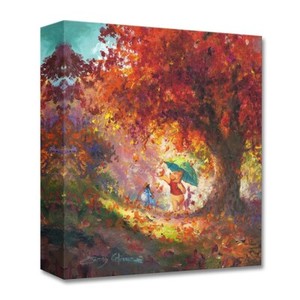 Winnie the Pooh Disney Fine Art James Coleman Ltd Ed TOC Leaves Gently Falling