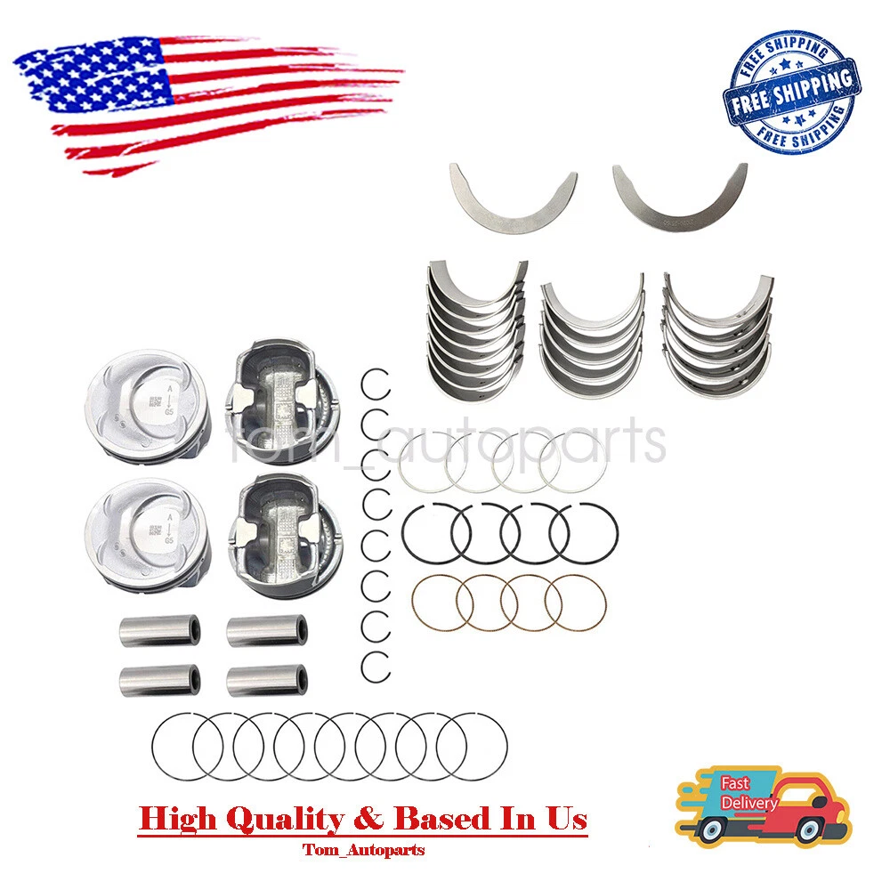 4x STD-AA Piston & Ring Kit For 2016-2021 Hyundai Kia 1.6L Turbo – 23041-2BCA0