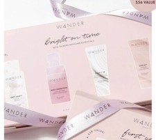 Wander Beauty Bright On Time Mini Taskers Skincare Essentials Set NIB Sealed 4pc