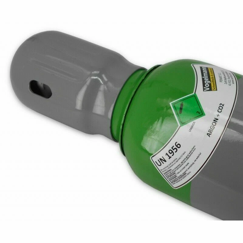 Bouteille MIX ARGON (82%) + CO2 (18%) de gaz 8 litres inerte usine de MIG - Photo 3/4