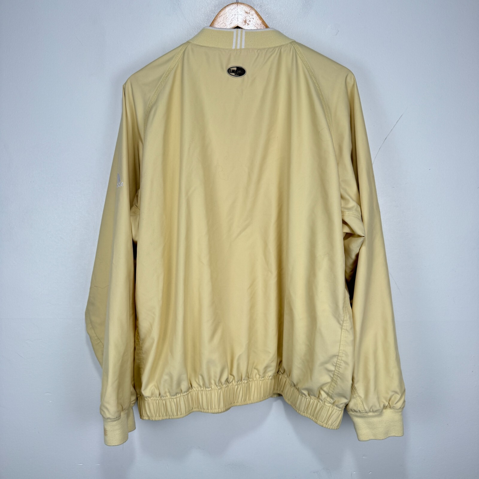 Adidas Climashell Wind Jacket Pullover Men XL Yel… - image 8