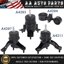 4X Engine Motor & Transmission Mount for 2007-2009 Toyota Camry l4 2.4L AUTO
