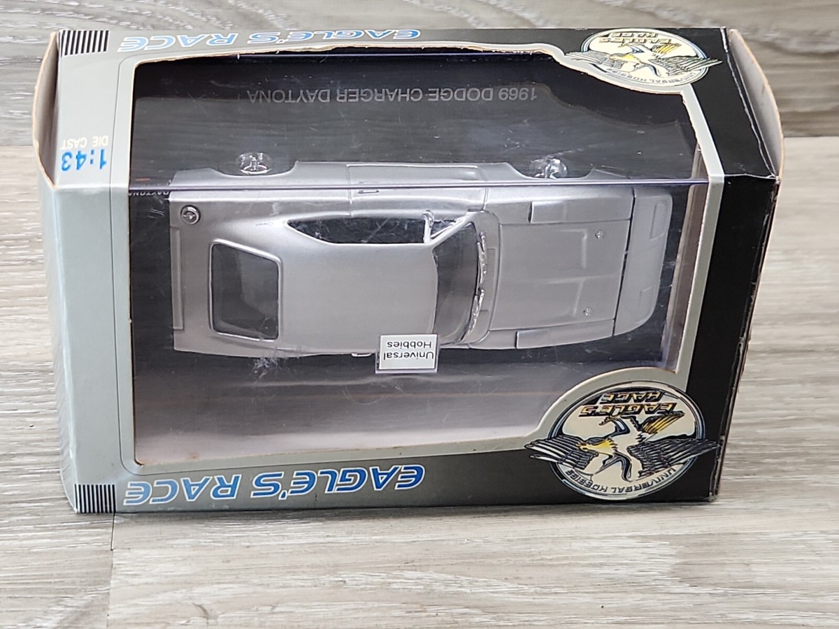 Eagle's Race 1969 Dodge Charger Daytona Hemi Silver 1/43