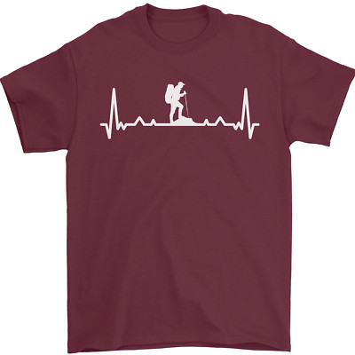 Trekking ECG Herren T-Shirt 5000 100% Baumwolle Jersey Kurzarm Crewneck