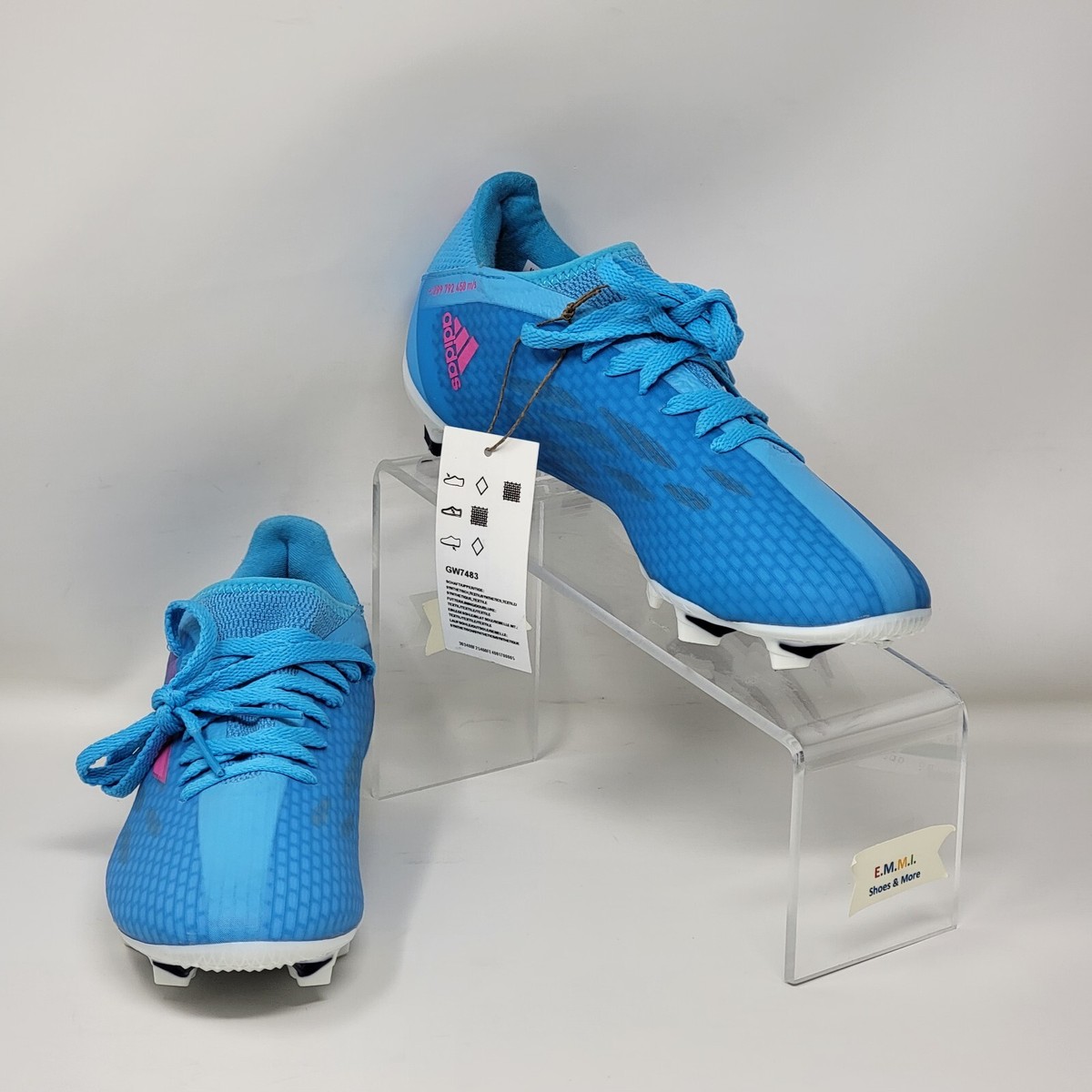 Adidas X Speedflow.3 FG GW7483 Aqua Blue Football Soccer  display picture 1