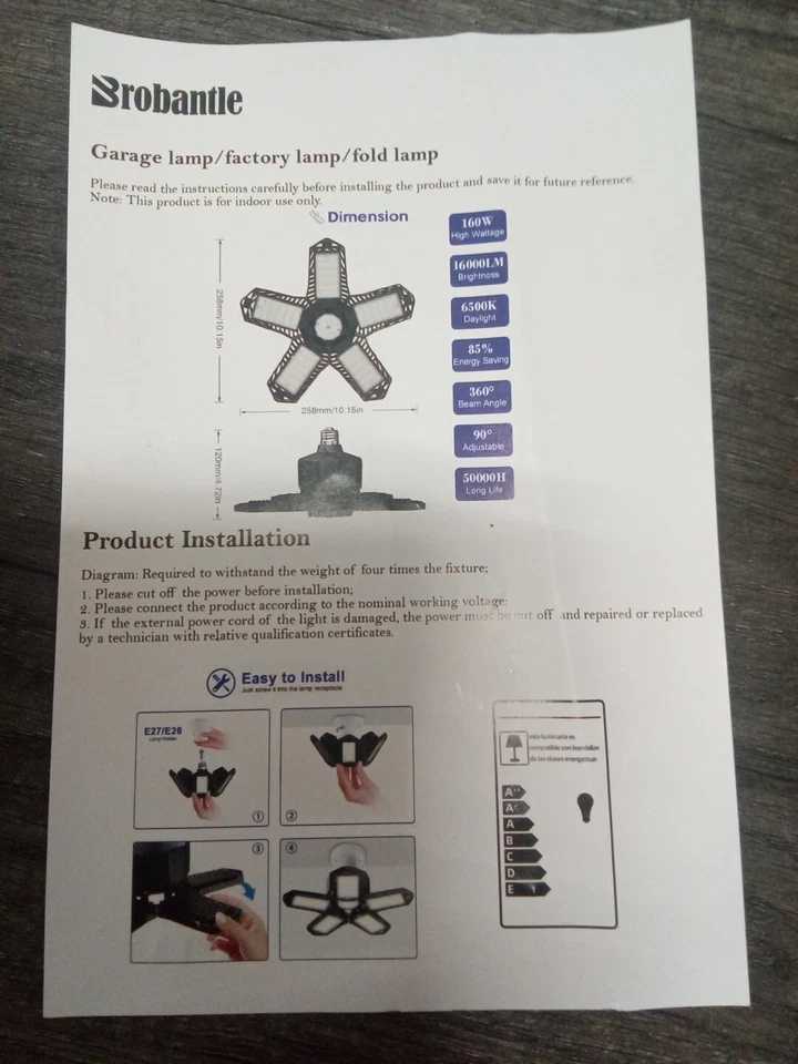 6PK BROBANTLE LED Spider Light Bulb Interior/Exterior 762  - Image 2 of 4